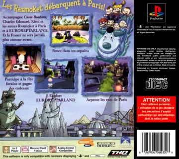 Nickelodeon Les Razmoket a Paris - Le Film (FR) box cover back